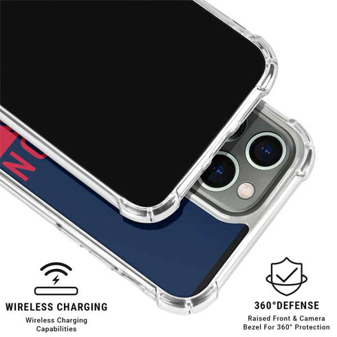 NFL Houston Texans Blue Performance Series iPhone 16 Pro Clear Case